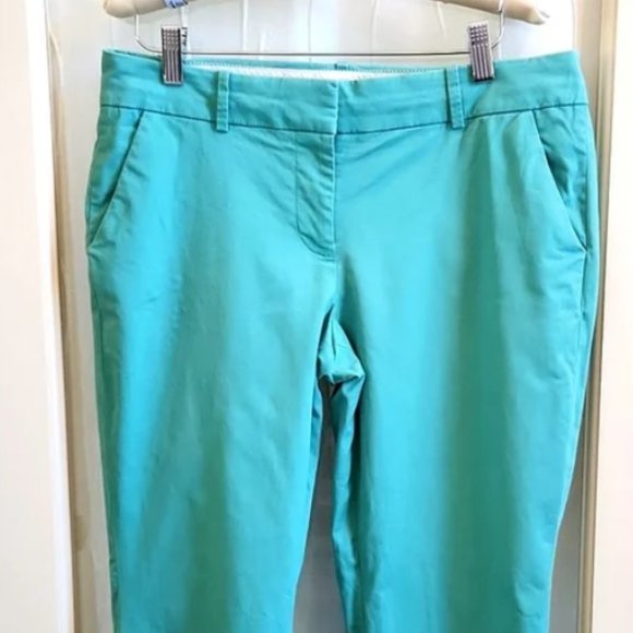 J. Crew Pants & Jumpsuits J Crew Cafe Capri Light Blue Pants Poshmark